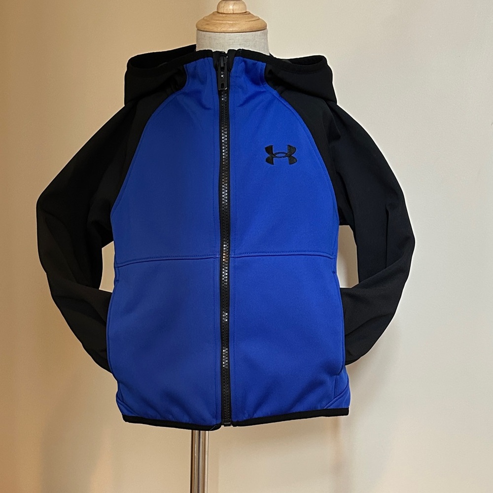 Under Armour Royal Blue and Black Zip-Up jacket